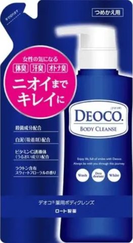 Гель для душу проти вікового запаху тіла Deoco Medicated Body Cleanse Rohto 250 мл 157686 фото