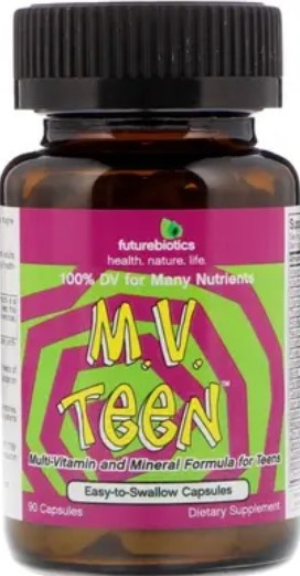 Мультивітаміни для підлітків M.V.Teen Future Biotics 90 шт на 30 днів 207268 фото