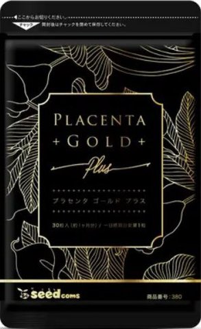 Екстракт плаценти + 5 компонентів для краси та молодості Placenta Gold Seedcoms 90 шт на 90 днів 112580 фото