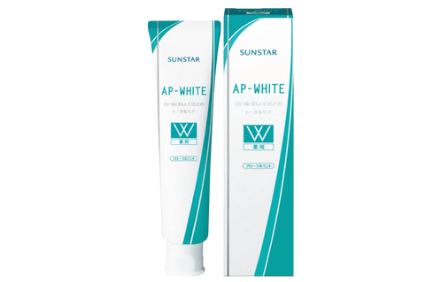 Лікувальна зубна паста відбілювання та захист ясен Sunstar AP White квітково-мʼятна 110 г 009370 фото