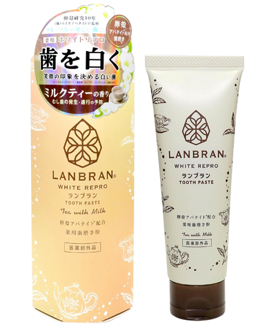 Зубна паста для освітлення емалі Lanbran White Lipo Milk Tea 100 г 108164 фото